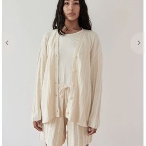 Wol Hide Wide Rib Cardigan